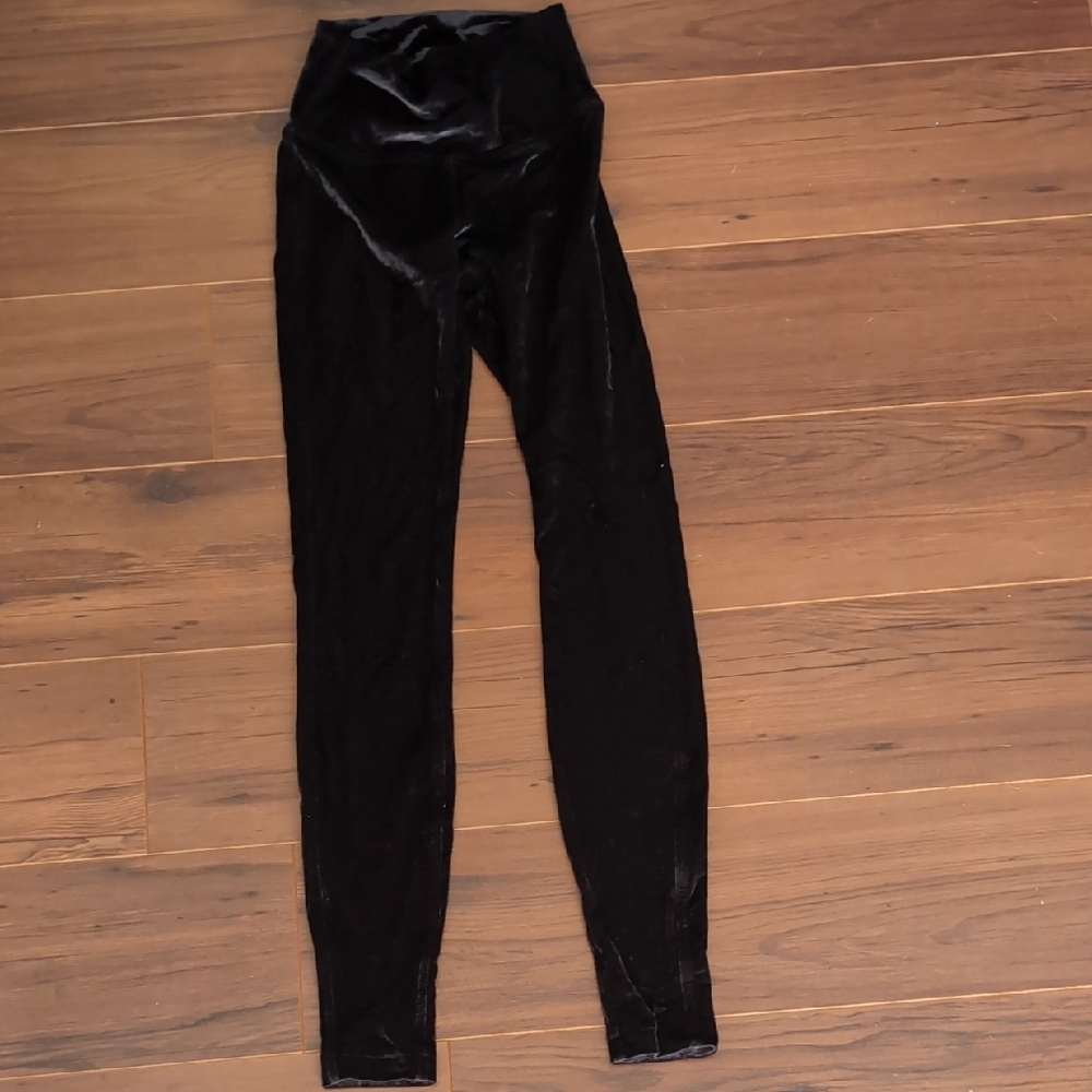 lululemon Black Velour Leggings